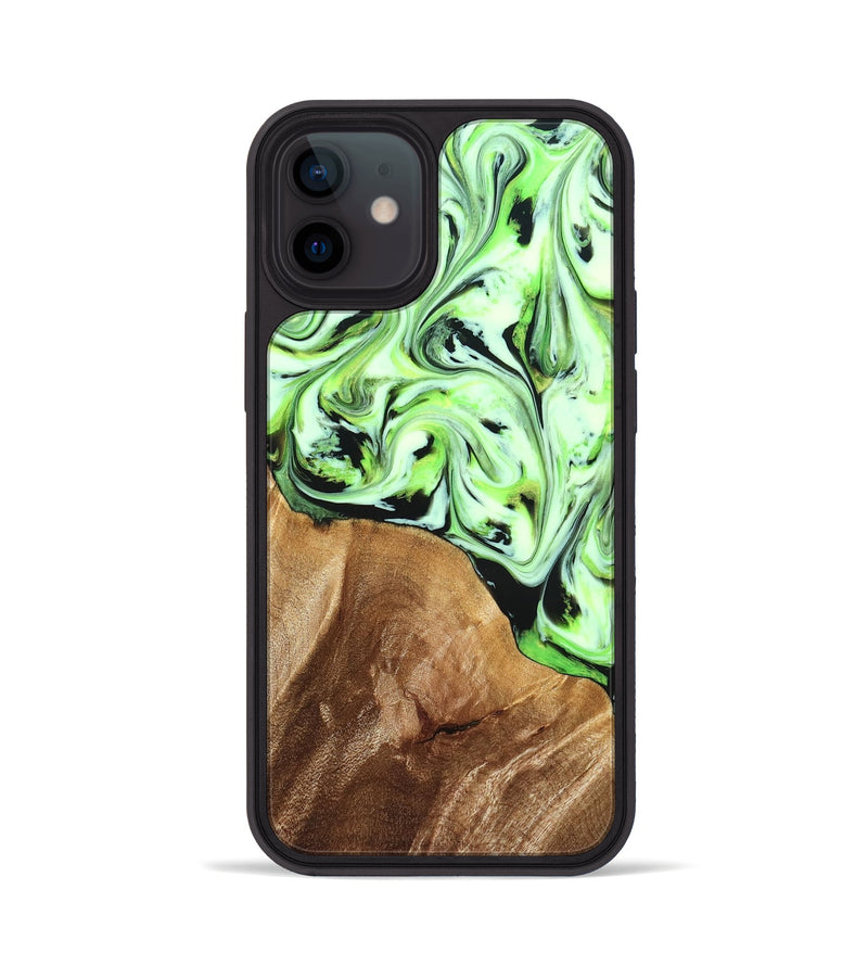 iPhone 12 Wood Phone Case - Roselyn (Green, 827181)