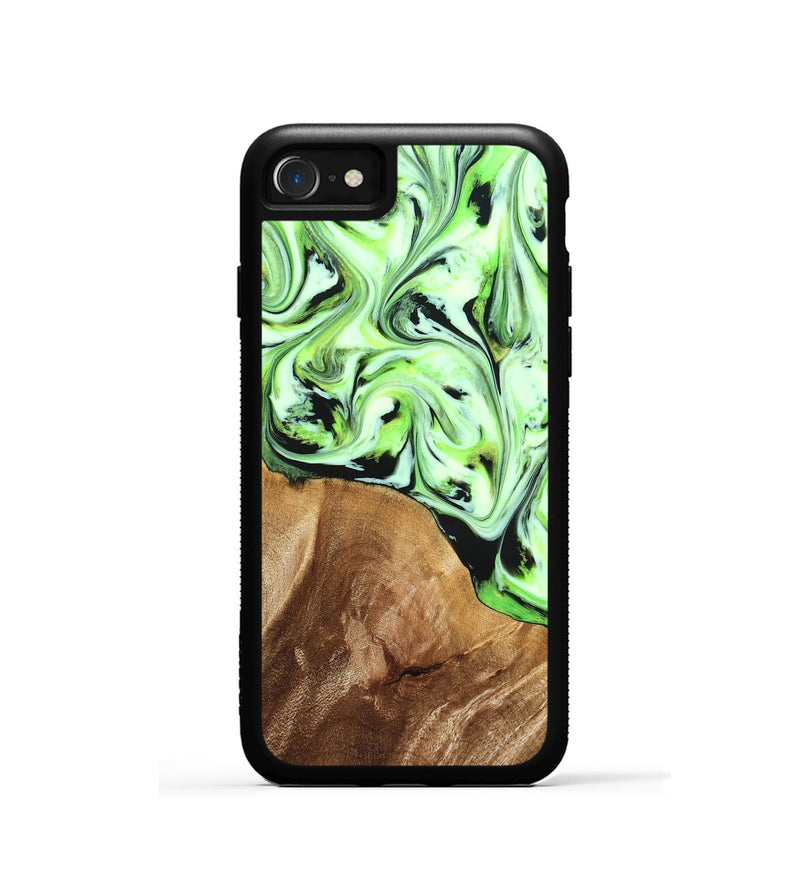 iPhone SE Wood Phone Case - Roselyn (Green, 827181)