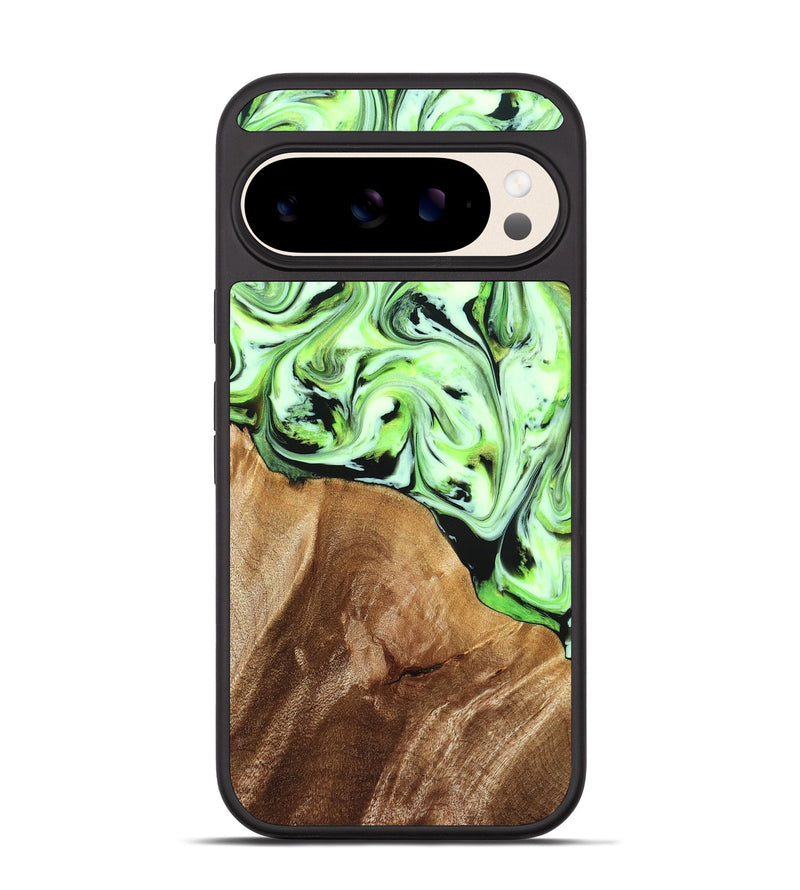 Pixel 10 Wood Phone Case - Roselyn (Green, 827181)