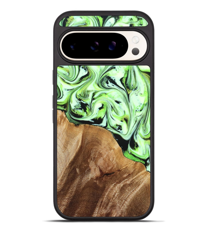 Pixel 10 Pro XL Wood Phone Case - Roselyn (Green, 827181)