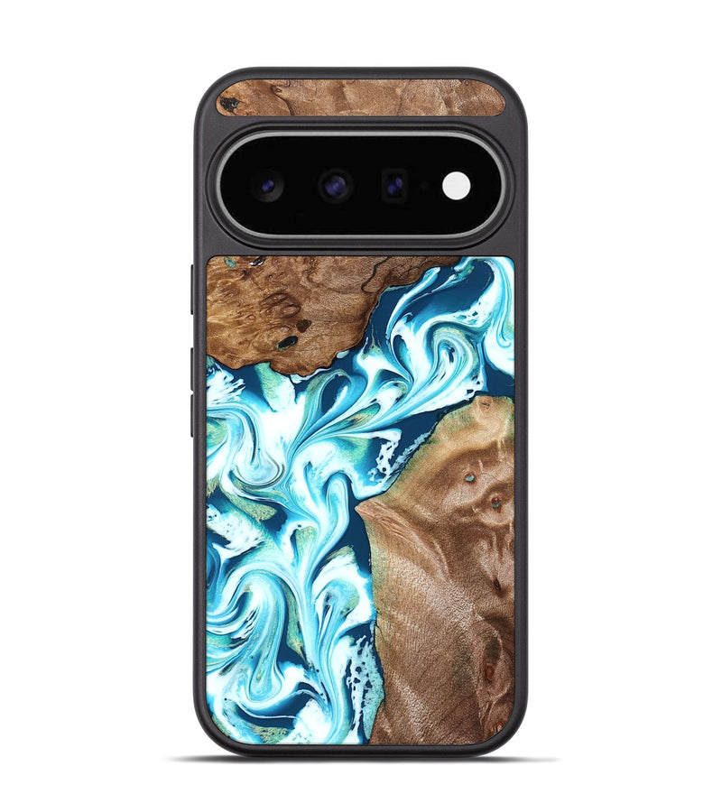 Pixel 11 Wood Phone Case - Ailani (Blue, 827182)