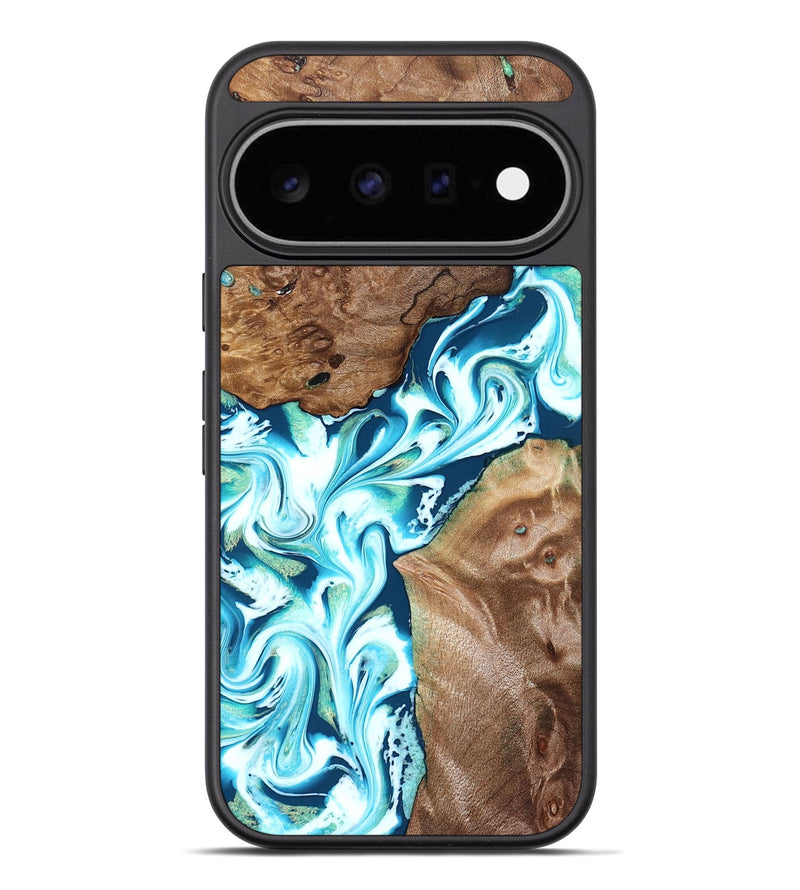 Pixel 11 Pro XL Wood Phone Case - Ailani (Blue, 827182)