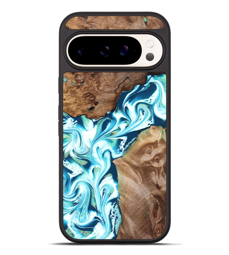 Pixel 9 Pro XL Wood Phone Case - Ailani (Blue, 827182)