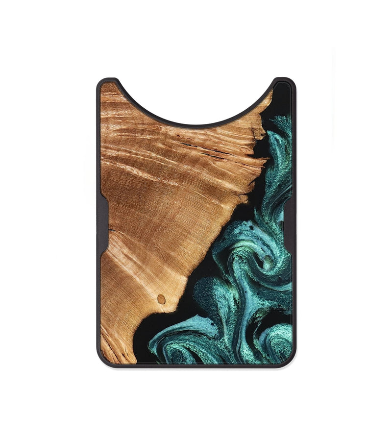 Alloy Wood Wallet - Frida (Green, 827183)