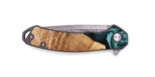 EDC Wood Pocket Knife - Frida (Green, 827183)