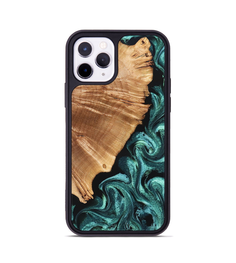 iPhone 11 Pro Wood Phone Case - Frida (Green, 827183)