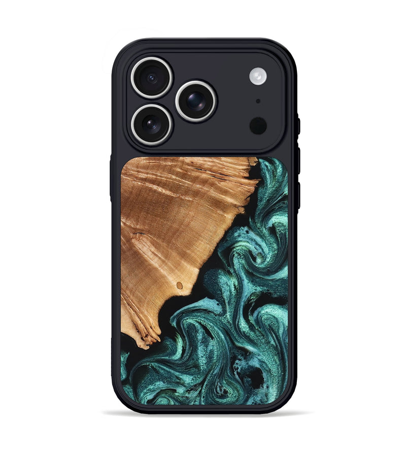 iPhone 17 Pro Wood Phone Case - Frida (Green, 827183)