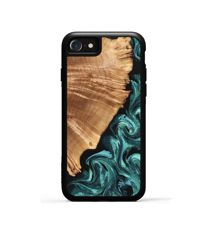 iPhone SE Wood Phone Case - Frida (Green, 827183)