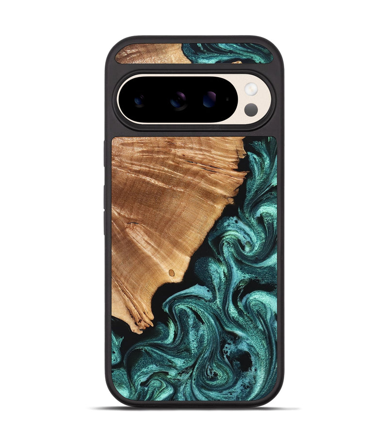 Pixel 10 Wood Phone Case - Frida (Green, 827183)