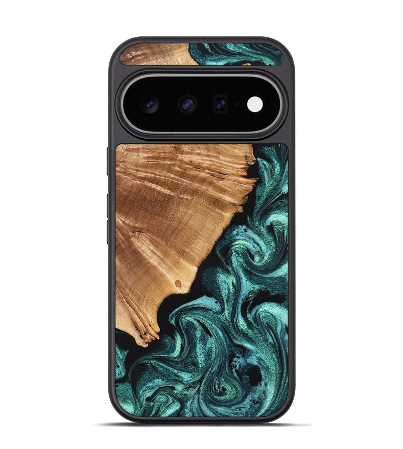 Pixel 11 Pro Wood Phone Case - Frida (Green, 827183)