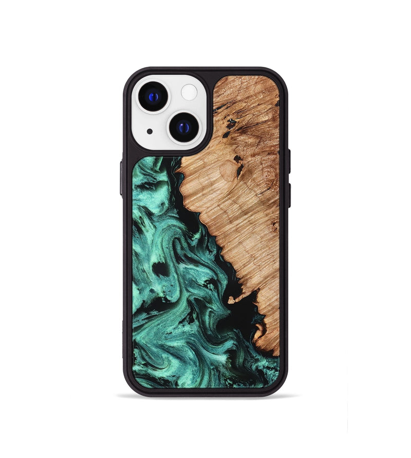iPhone 13 mini Wood Phone Case - Candy (Green, 827184)