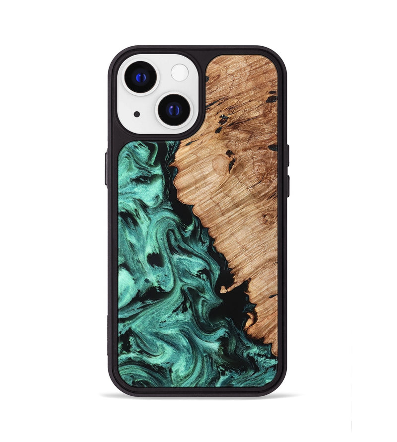 iPhone 13 Wood Phone Case - Candy (Green, 827184)