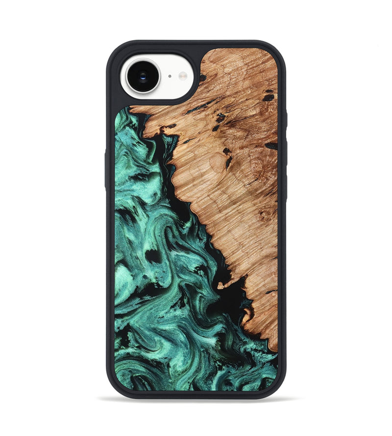 iPhone 16e Wood Phone Case - Candy (Green, 827184)