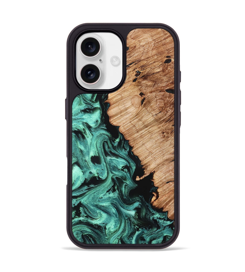 iPhone 17 Wood Phone Case - Candy (Green, 827184)