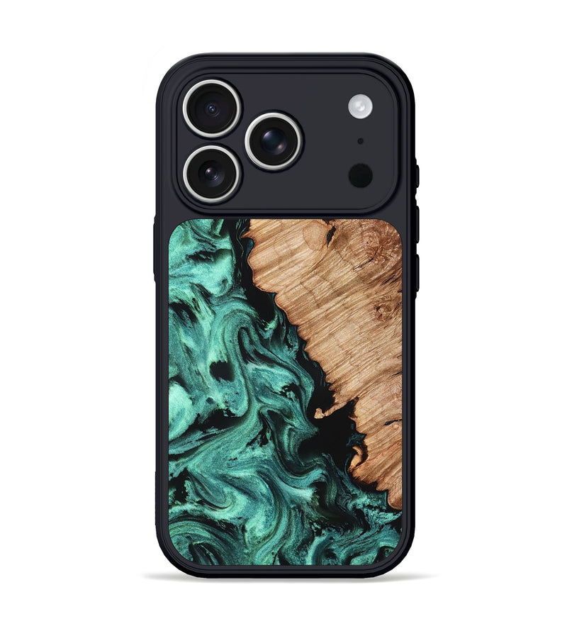 iPhone 17 Pro Wood Phone Case - Candy (Green, 827184)