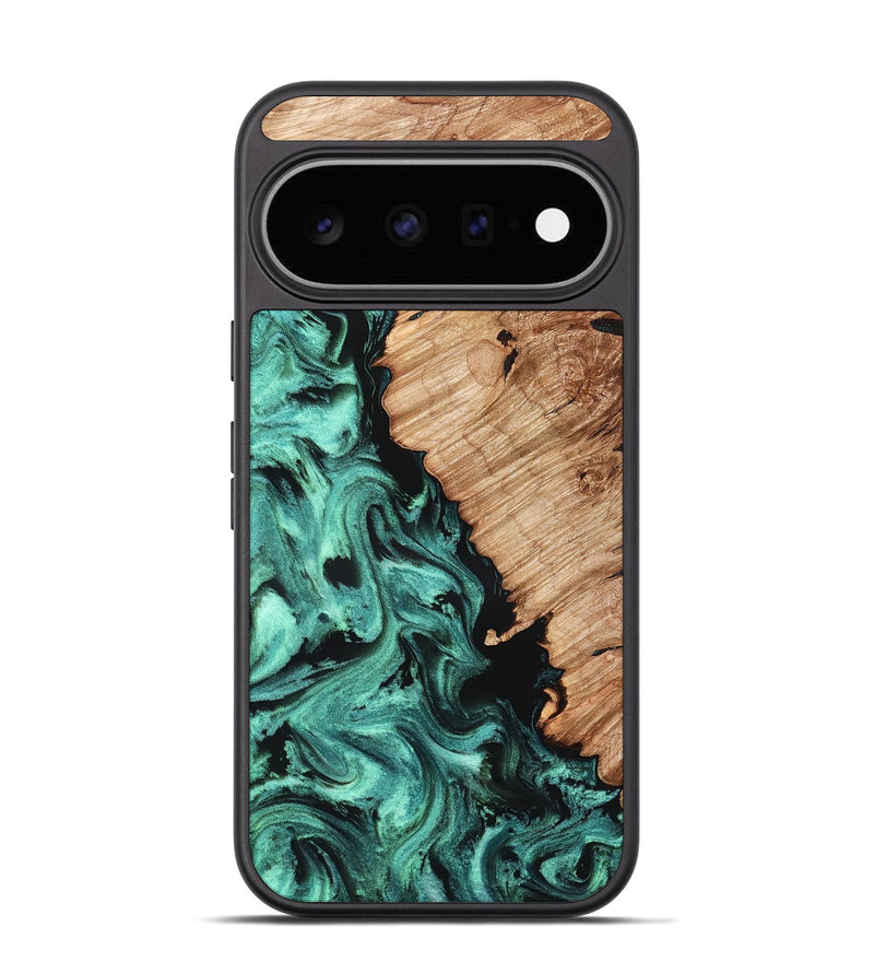 Pixel 11 Wood Phone Case - Candy (Green, 827184)
