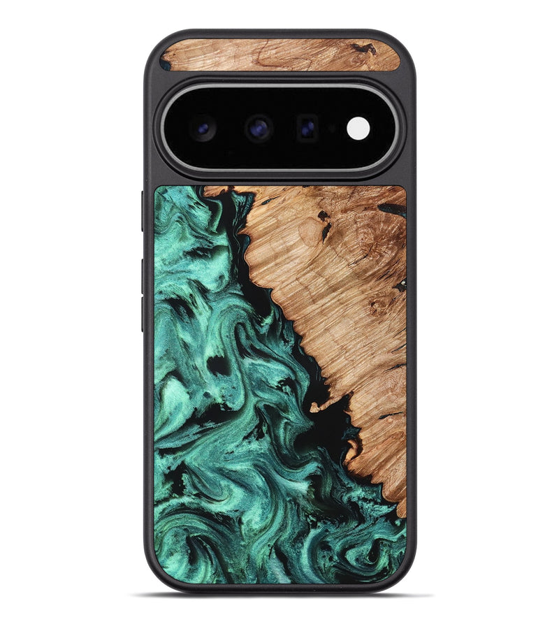Pixel 11 Pro XL Wood Phone Case - Candy (Green, 827184)