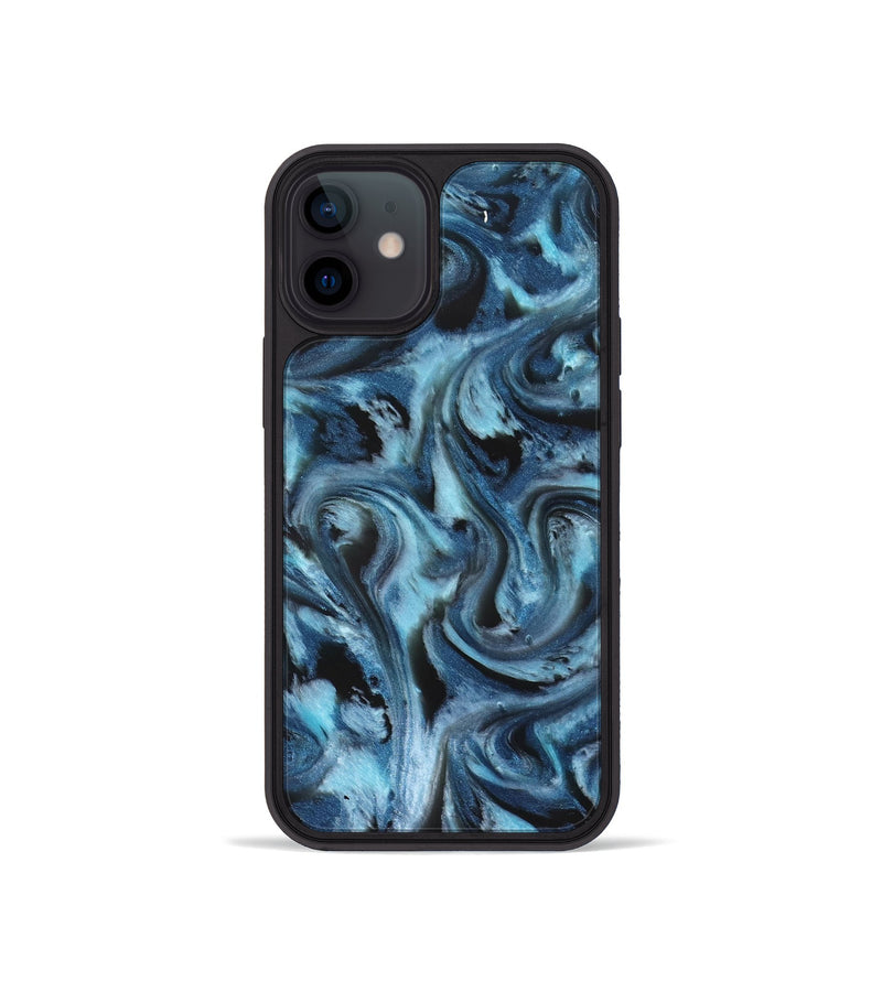 iPhone 12 mini ResinArt Phone Case - Shanda (Blue, 827185)