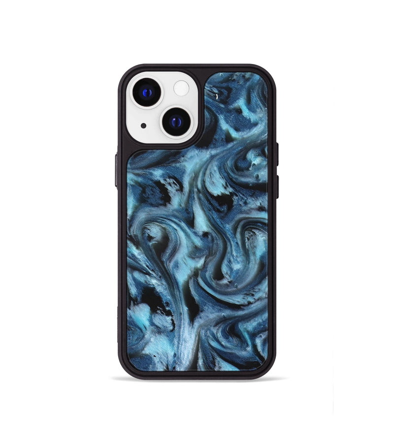 iPhone 13 mini ResinArt Phone Case - Shanda (Blue, 827185)