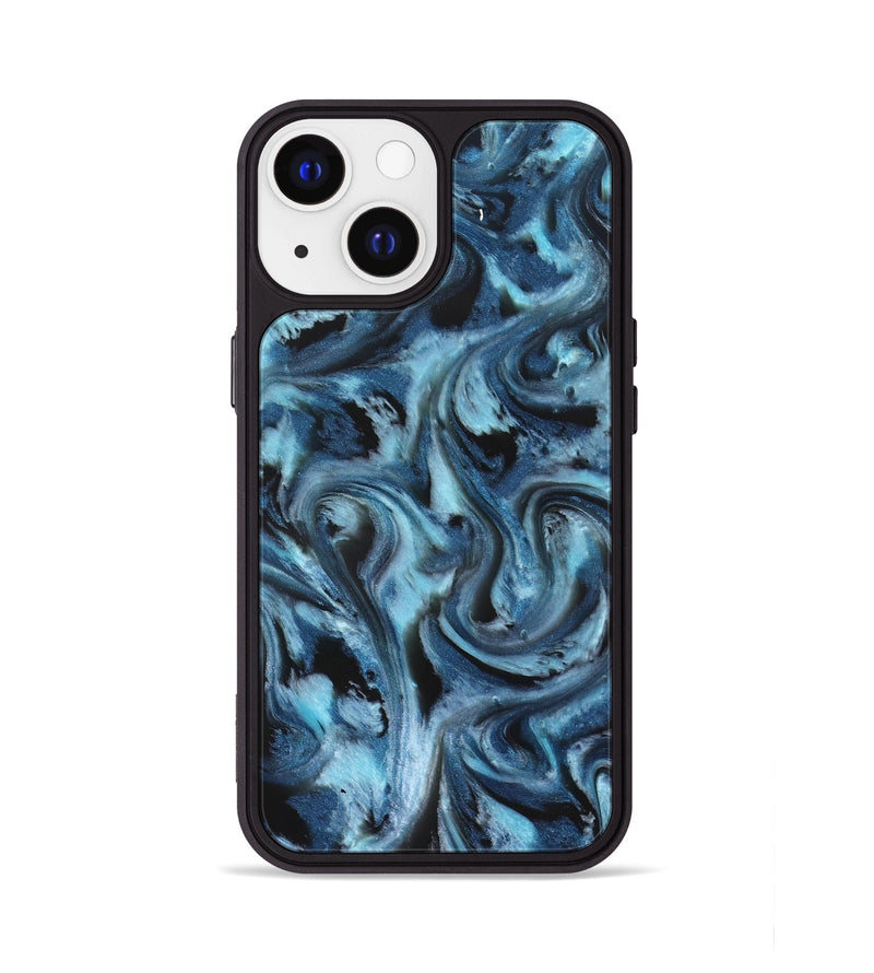 iPhone 13 ResinArt Phone Case - Shanda (Blue, 827185)