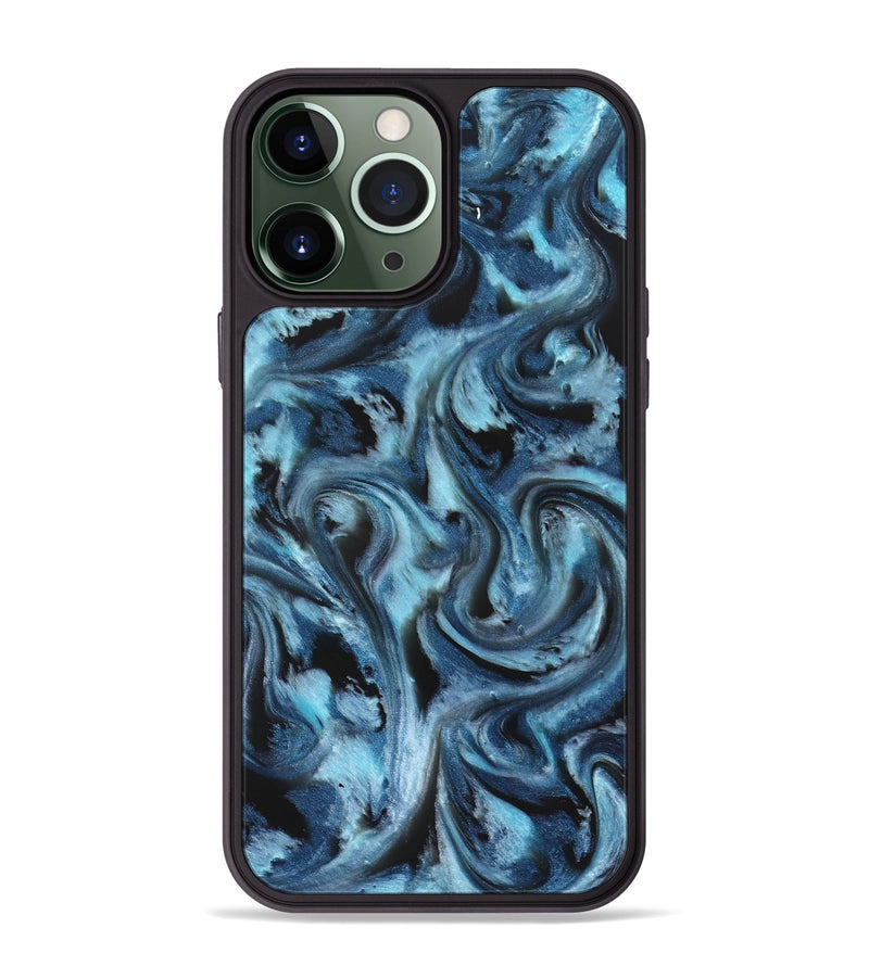 iPhone 13 Pro Max ResinArt Phone Case - Shanda (Blue, 827185)