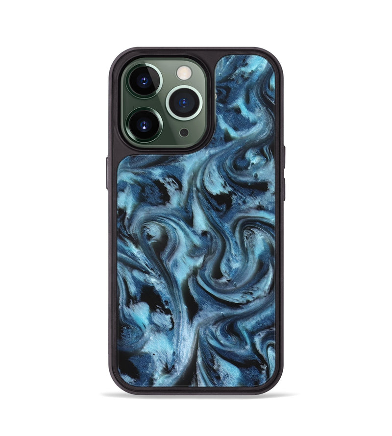 iPhone 13 Pro ResinArt Phone Case - Shanda (Blue, 827185)