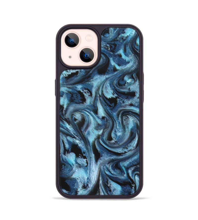 iPhone 14 ResinArt Phone Case - Shanda (Blue, 827185)
