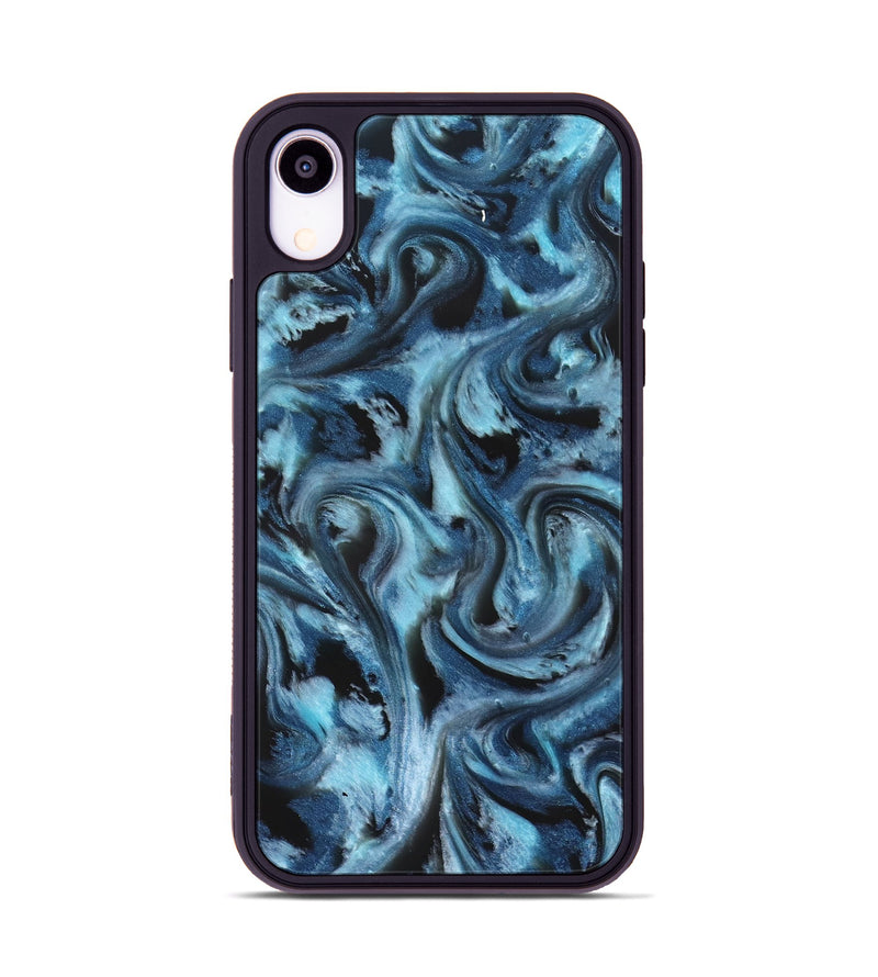 iPhone Xr ResinArt Phone Case - Shanda (Blue, 827185)
