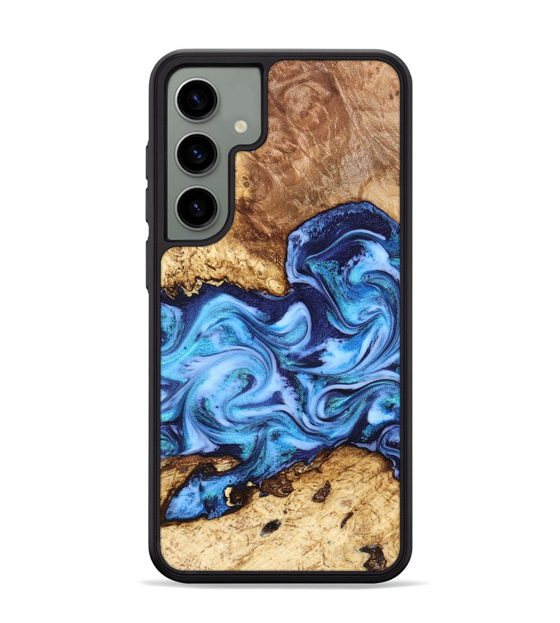 Galaxy S24 Plus Wood Phone Case - Alonso (Blue, 827186)