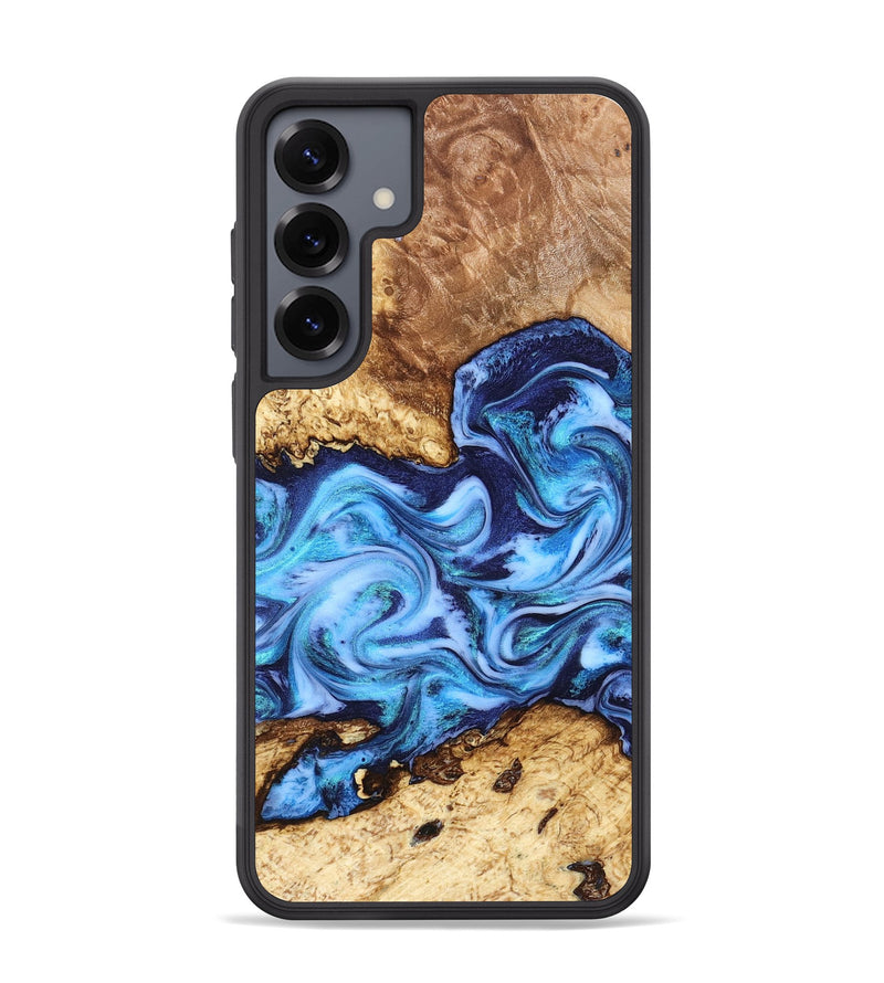 Galaxy S25 Plus Wood Phone Case - Alonso (Blue, 827186)