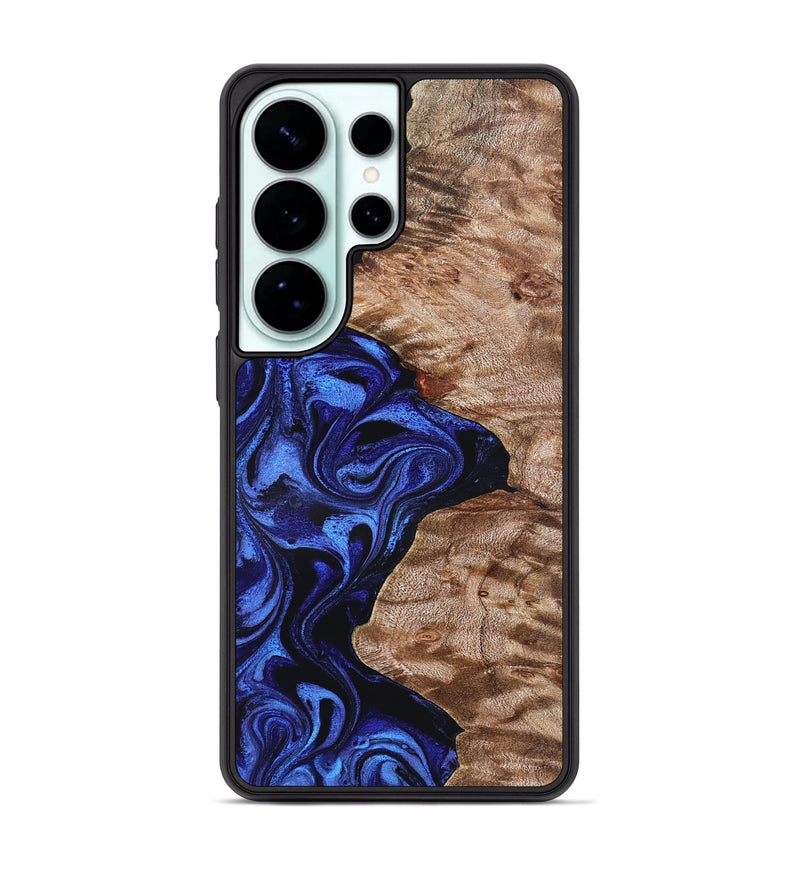 Galaxy S26 Ultra Wood Phone Case - Miah (Blue, 827187)