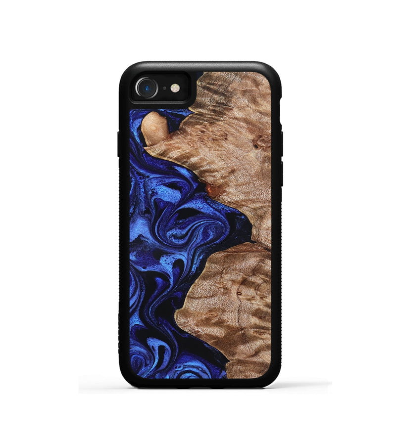 iPhone SE Wood Phone Case - Miah (Blue, 827187)