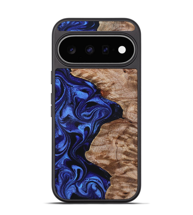 Pixel 11 Wood Phone Case - Miah (Blue, 827187)