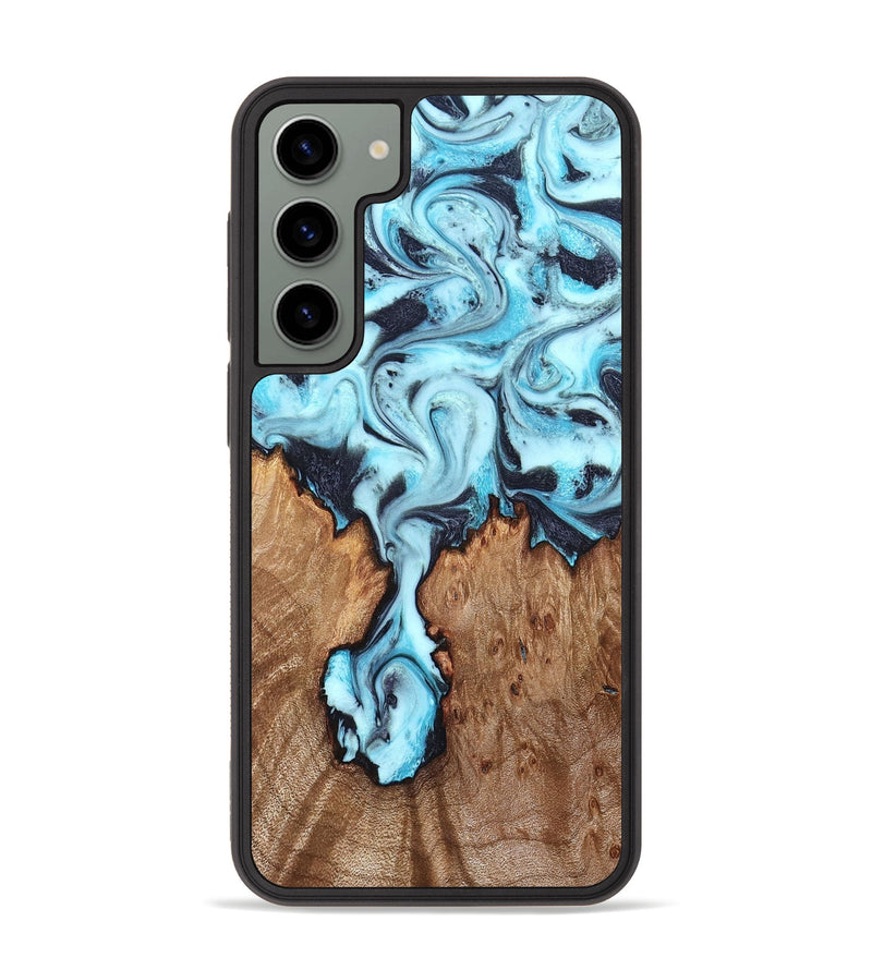Galaxy S23 Plus Wood Phone Case - Ron (Blue, 827188)