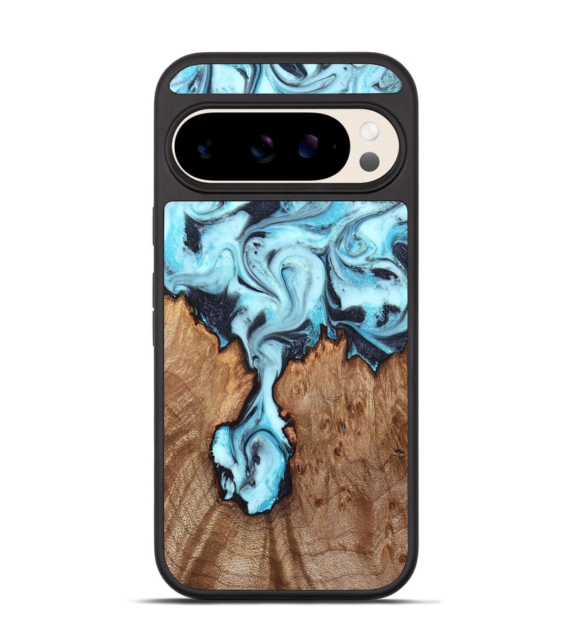 Pixel 10 Wood Phone Case - Ron (Blue, 827188)