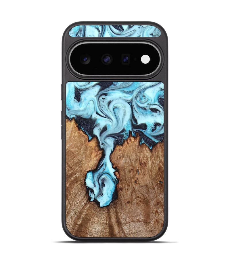 Pixel 11 Wood Phone Case - Ron (Blue, 827188)