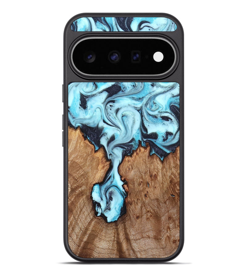 Pixel 11 Pro XL Wood Phone Case - Ron (Blue, 827188)