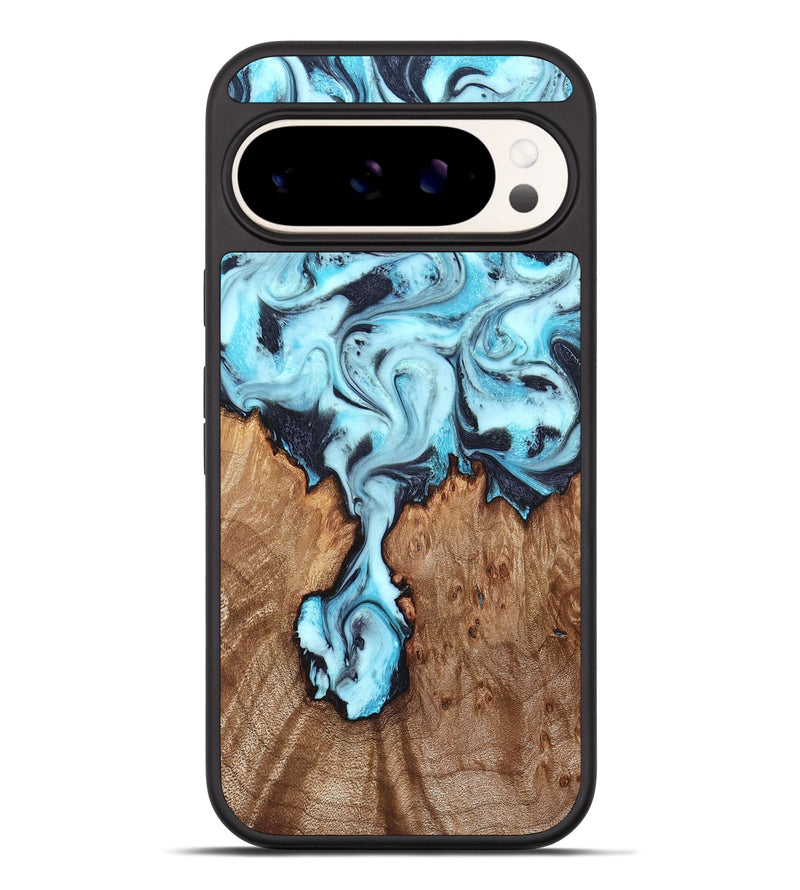 Pixel 9 Pro XL Wood Phone Case - Ron (Blue, 827188)