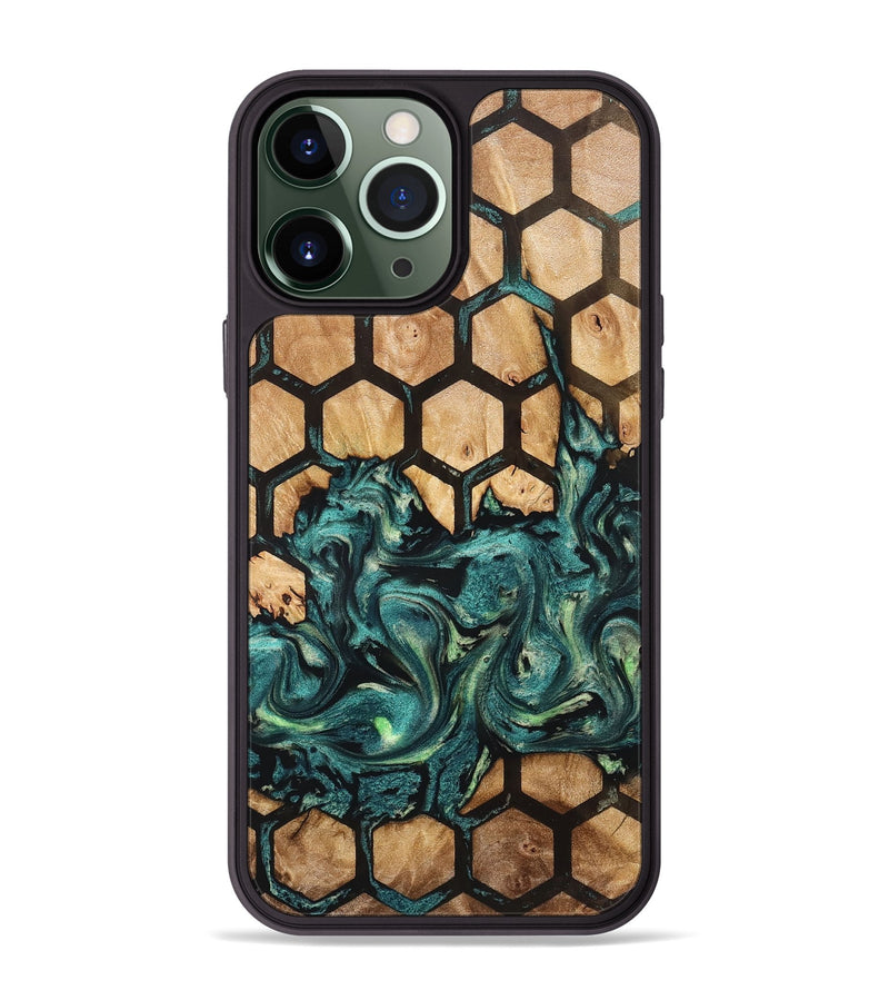 iPhone 13 Pro Max Wood Phone Case - Brandee (Pattern, 827189)
