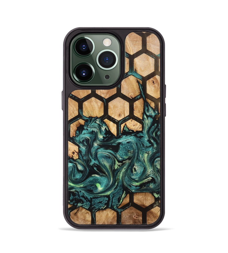 iPhone 13 Pro Wood Phone Case - Brandee (Pattern, 827189)