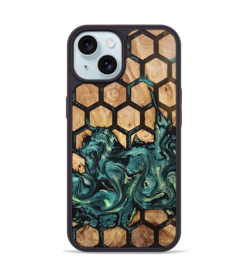 iPhone 15 Wood Phone Case - Brandee (Pattern, 827189)
