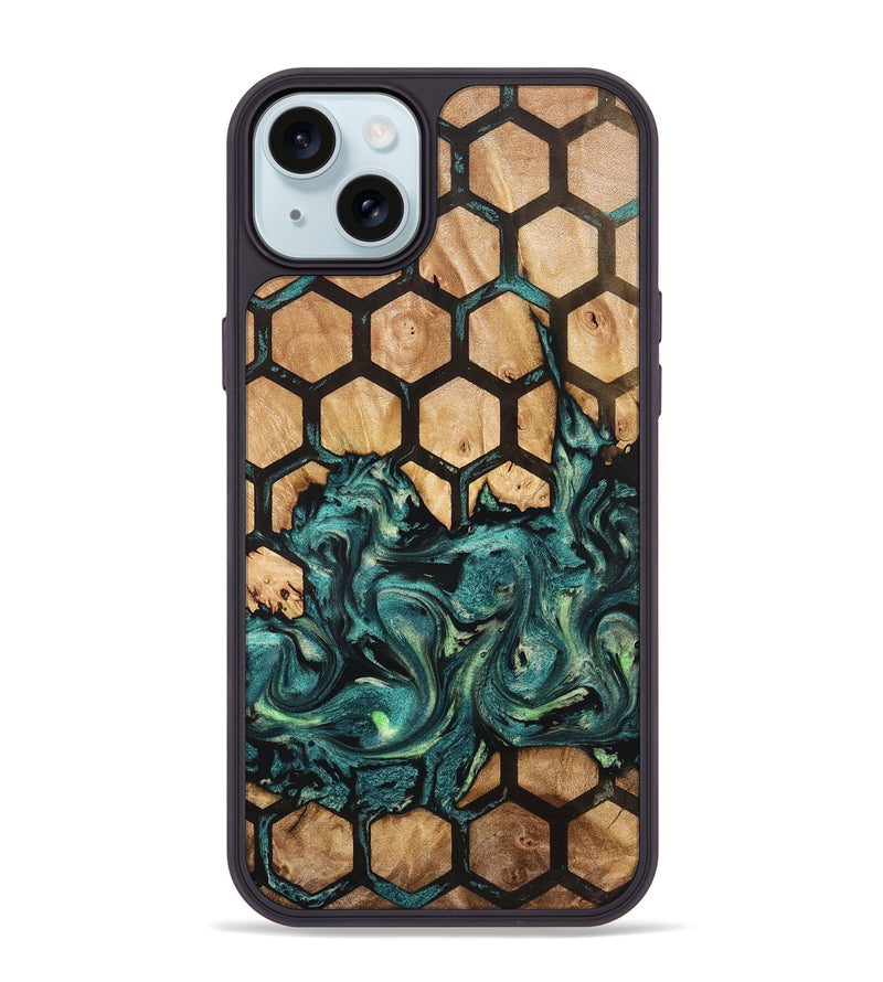iPhone 15 Plus Wood Phone Case - Brandee (Pattern, 827189)