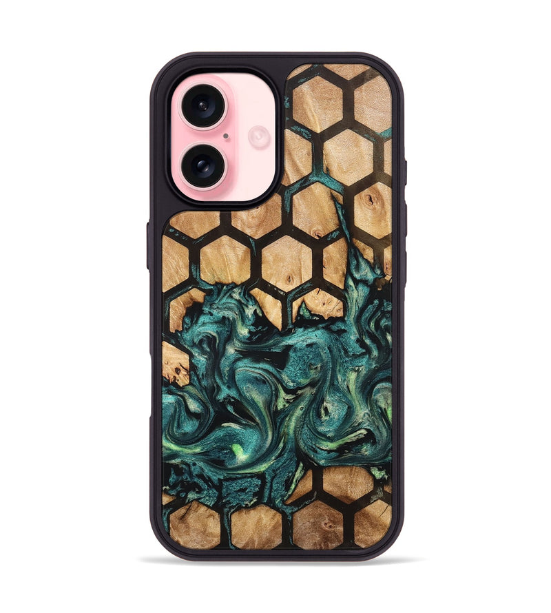 iPhone 16 Wood Phone Case - Brandee (Pattern, 827189)
