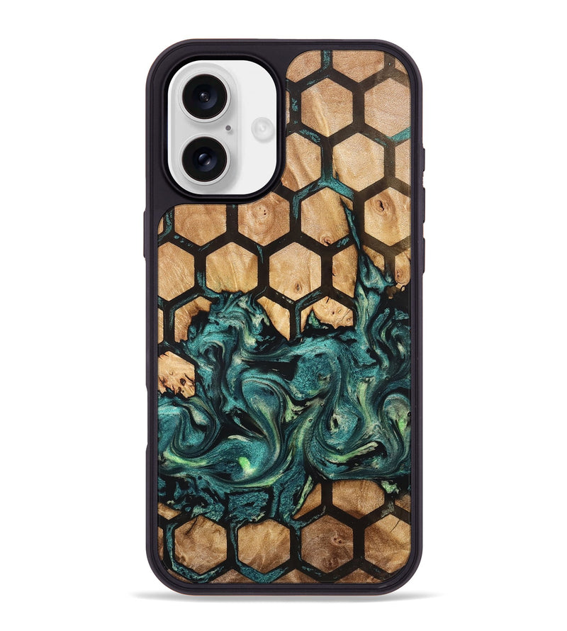 iPhone 16 Plus Wood Phone Case - Brandee (Pattern, 827189)