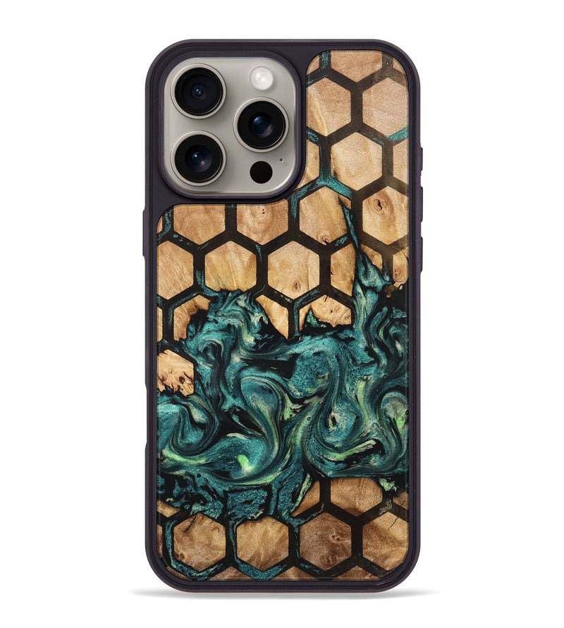 iPhone 16 Pro Max Wood Phone Case - Brandee (Pattern, 827189)