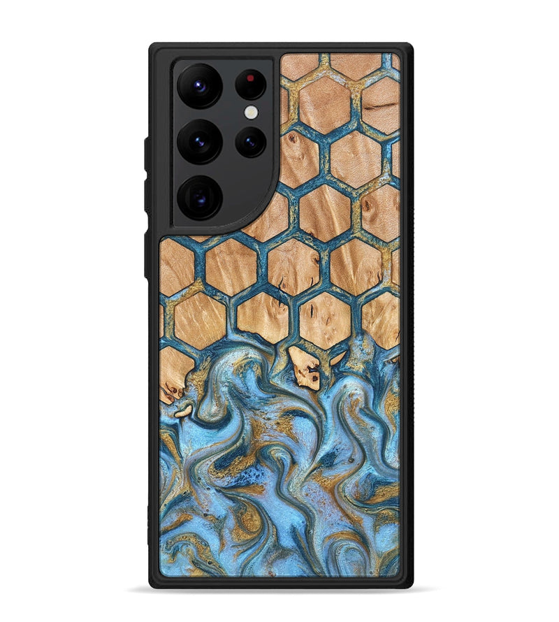 Galaxy S22 Ultra Wood Phone Case - Jewel (Pattern, 827190)