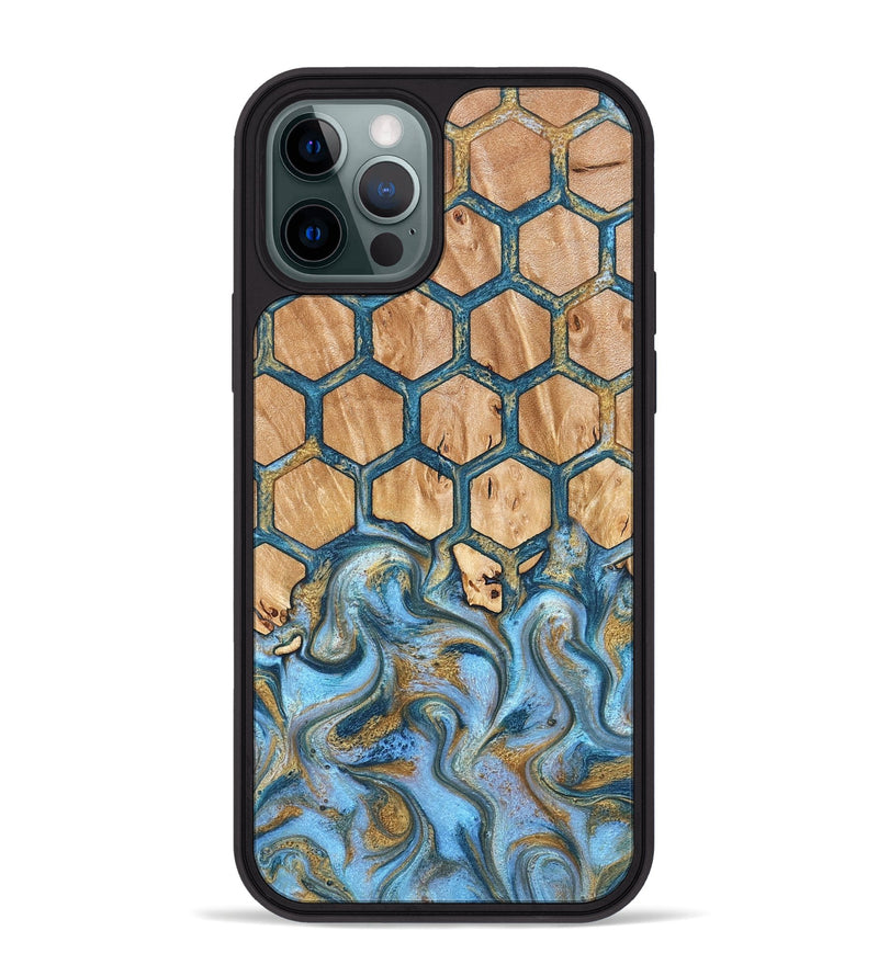 iPhone 12 Pro Max Wood Phone Case - Jewel (Pattern, 827190)