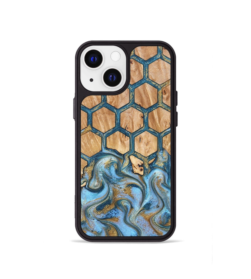 iPhone 13 mini Wood Phone Case - Jewel (Pattern, 827190)
