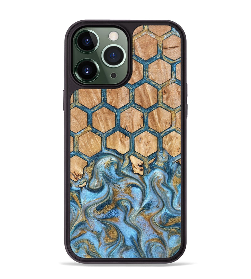 iPhone 13 Pro Max Wood Phone Case - Jewel (Pattern, 827190)