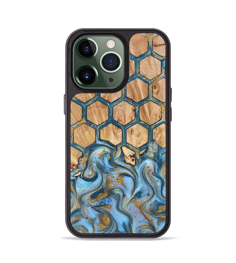 iPhone 13 Pro Wood Phone Case - Jewel (Pattern, 827190)